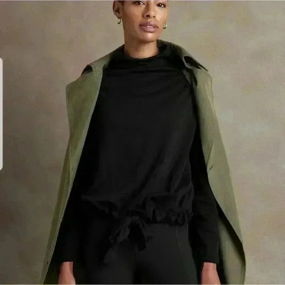 Banana Republic Tie-Waist Oversized Sweatshirt - Picture 5 of 10